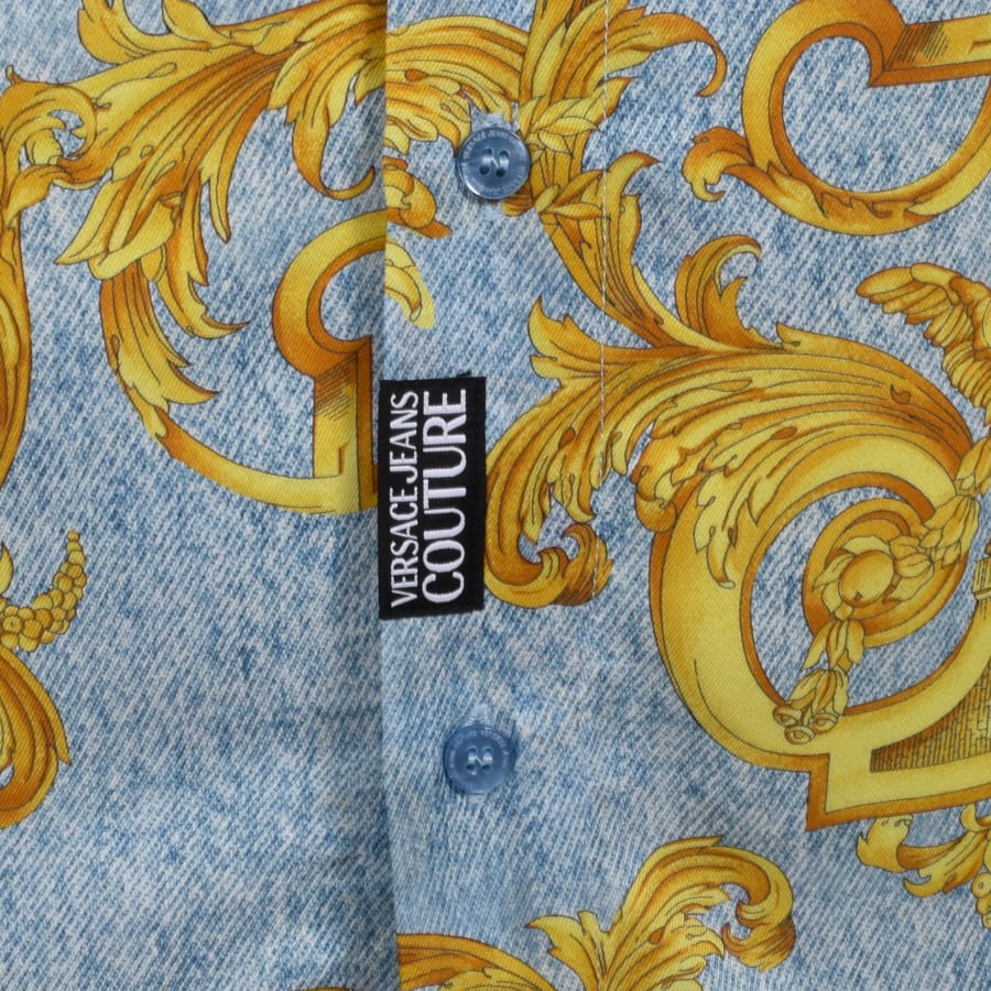 Alternative Image for ProductVersace Jeans Couture Long Sleeve Shirt Blue3